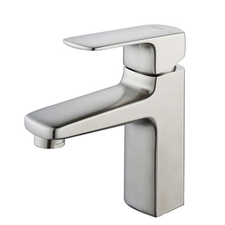 KRAUS Virtus Single Hole Single-Handle Vessel Bathroom Faucet in Brushed Nickel