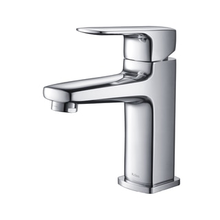 KRAUS Virtus Single Hole Single-Handle Vessel Bathroom Faucet in Chrome