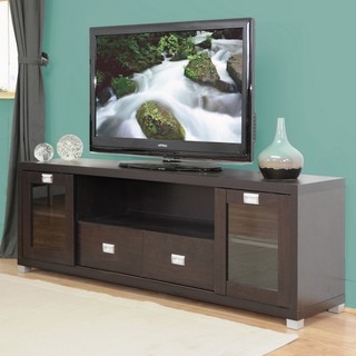 Contemporary Dark Brown Wood TV Stand by Baxton Studio