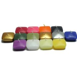 1.75-inch Square Floating Candles (Pack of 12)