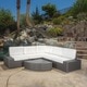 Santa Cruz Outdoor Brown Wicker Sofa Set by Christopher Knight Home