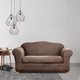 Sure Fit Stretch Leather 2-piece Loveseat Slipcover - Thumbnail 0