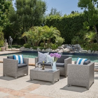 Puerta Outdoor 4-piece Sofa Set by Christopher Knight Home