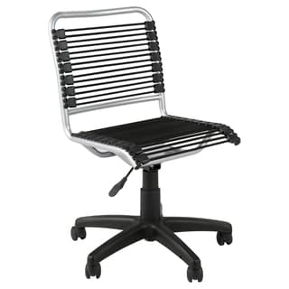Bungie Low Back Black/ Aluminum Office Chair