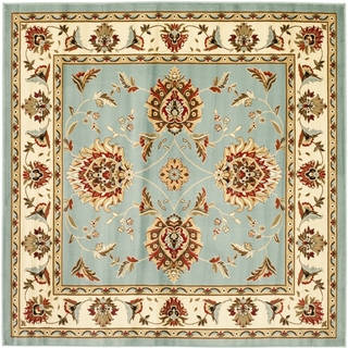 Safavieh Lyndhurst Traditional Tabriz Blue/ Ivory Rug (6'7 Square)