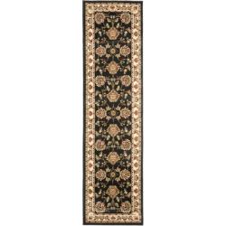 Safavieh Lyndhurst Traditional Tabriz Black/ Ivory Rug (2'3 x 16')