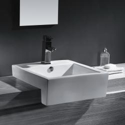 Vitreous China 21-inch Bathroom Sink