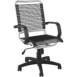 Black/ Aluminum Steel Office Chair