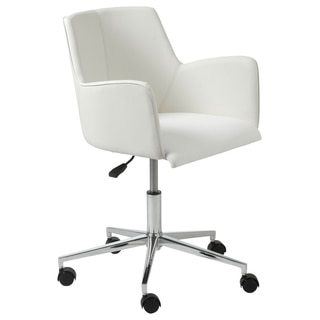 Sunny White/ Cream Steel Office Chair