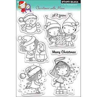 Penny Black Christmas With Mimi Clear Stamps