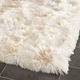 Safavieh Handmade Silken Glam Paris Shag Ivory Rug (6' x 9') - Thumbnail 6