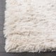 Safavieh Handmade Silken Glam Paris Shag Ivory Area Rug (8' x 10') - Thumbnail 1