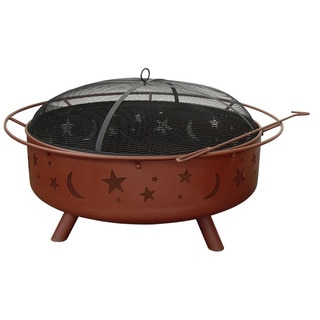 Landmann Super Sky Stars and Moon Fire Pit with Poker/ Spark Guard