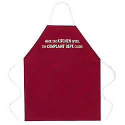 'When The Kitchen Opens, The Complaint Department Closes' Apron-Maroon