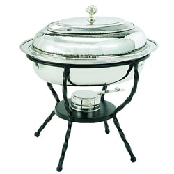 Oval Stainless Steel 6-quart Chafing Dish