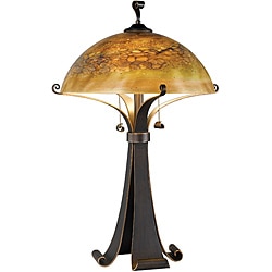 Page 28-inch Chocolate Caramel Finish Table Lamp