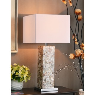 Marino 30-inch Mother of Pearl Finish Table Lamp