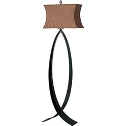 Trower 60-inch Oxidized Bronze Finish Floor Lamp