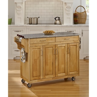 Create-a-Cart Natural Granite Top Cart by Home Styles