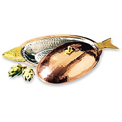Old Dutch Decor Copper Covered Fish Platter