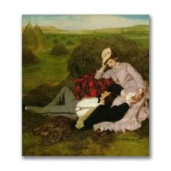 Pal Szinyei Merse 'The Lovers,1870' Canvas Art