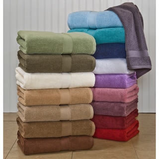 Calcot Supima Cotton Zero Twist 600 GSM Bath Towels (Set of 2)