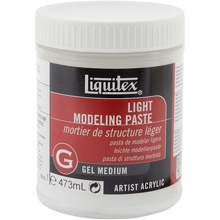 Reeves Liquitex Light Modeling Paste Gel Acrylic Medium (16 Oz)