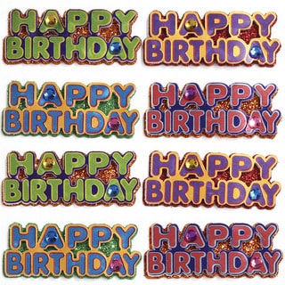 Jolee's Happy Birthday Words Mini Repeats Stickers