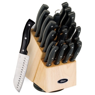 Oster Winsted 22-piece Stainless Steel Cutlery Block Set