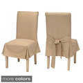 Classic Cotton Duck Dining Chair Slipcovers (Set of 2)