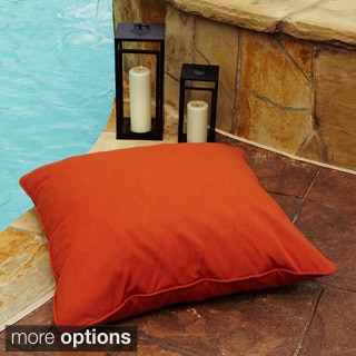 Clara Indoor/ Outdoor 26-inch Square Sunbrella Floor Pillow
