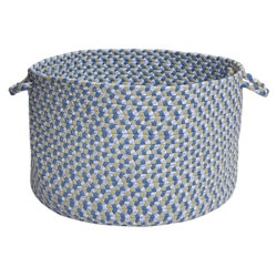 Pinwheel Blue Colored Basket