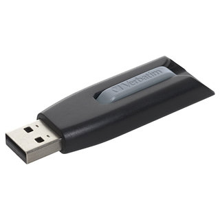 Verbatim 64GB Store 'n' Go V3 USB 3.0 Flash Drive - Gray