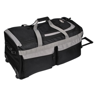 Everest 29-inch Black/Grey Rolling Upright Duffel Bag