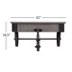Myra Vintage Industrial Modern Rustic 47-Inch Coffee Table by TRIBECCA HOME