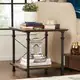Myra Vintage Industrial Modern Rustic End Table by iNSPIRE Q Classic - Thumbnail 10