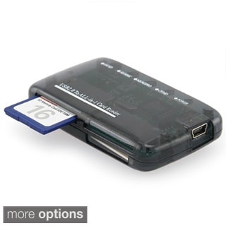INSTEN Smoke All-in-1 Portable Memory Card Reader