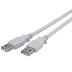 INSTEN 10-foot White USB 2.0 M/ M Type A to A Cable