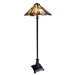 Chloe Tiffany Style Mission Design 2-light Floor Lamp