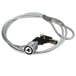 INSTEN 3-foot Silver Notebook Security Lock Cable with Two Keys
