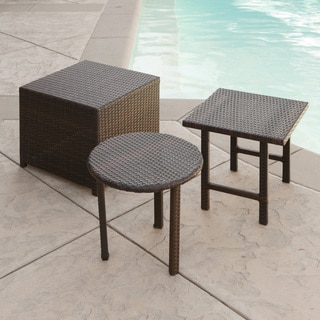 Palmilla Wicker Table (Set of 3) by Christopher Knight Home (3 options available)