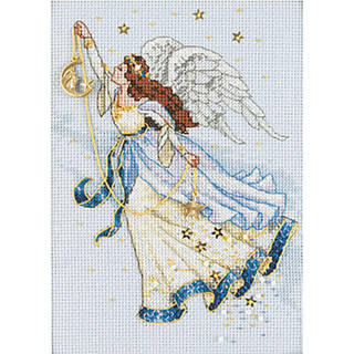 Gold Collection Petite Twilight Angel Counted Cross Stitch K-5"X7"