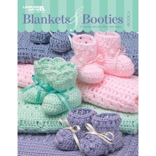 Leisure Arts-Blankets & Booties, Book 2