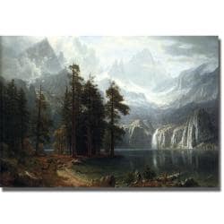 Albert Bierstadt 'Sierra Nevada in California' Canvas Art