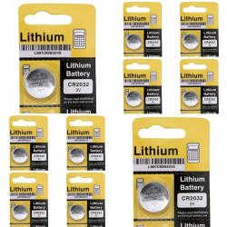 INSTEN Lithium Coin Battery CR2032 (Pack of 10)