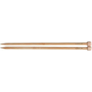 Bamboo Single Point Knitting Needles 13"-14"-Size 2