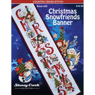 Stoney Creek - Christmas Snowfriends Banner Counted Cross-stitch