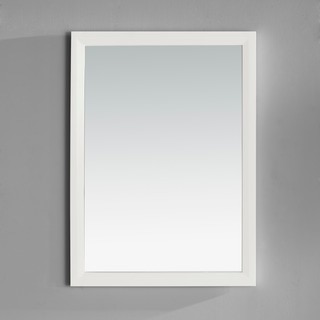 WYNDENHALL Oxford 22 x 30 White Vanity Decor Mirror