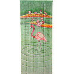Flamingoes Bamboo Curtain (Vietnam)