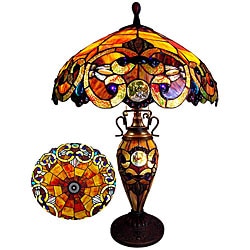 Chloe Tiffany Style Victorian Design 2-light Table Lamp